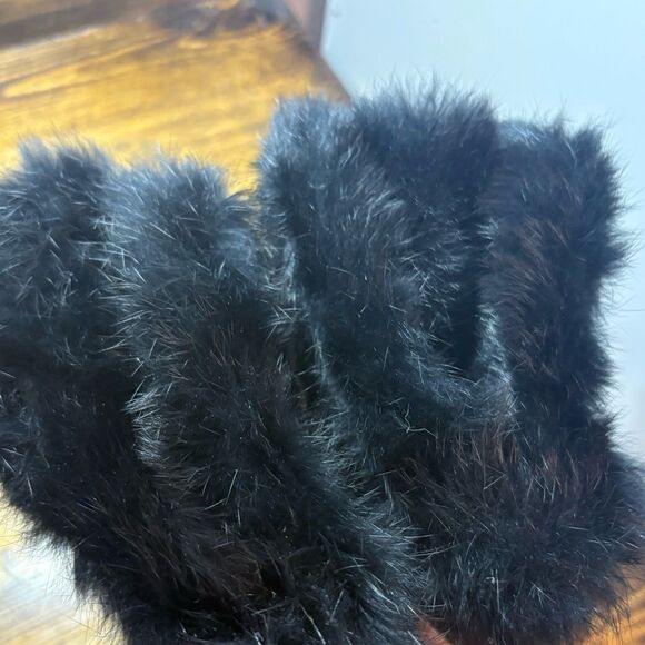 Coach Jennie Black And Gray Fur Lined Boots Size 8.5 - Picture 9 of 11